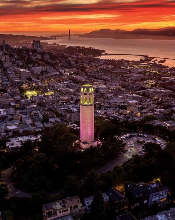 Coit Tower Aglow - Image 3