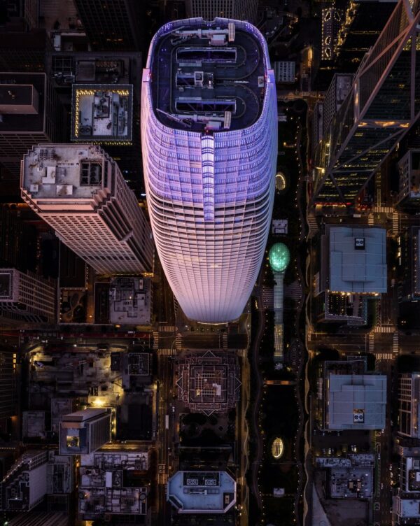 Salesforce Tower at Dusk - Image 3