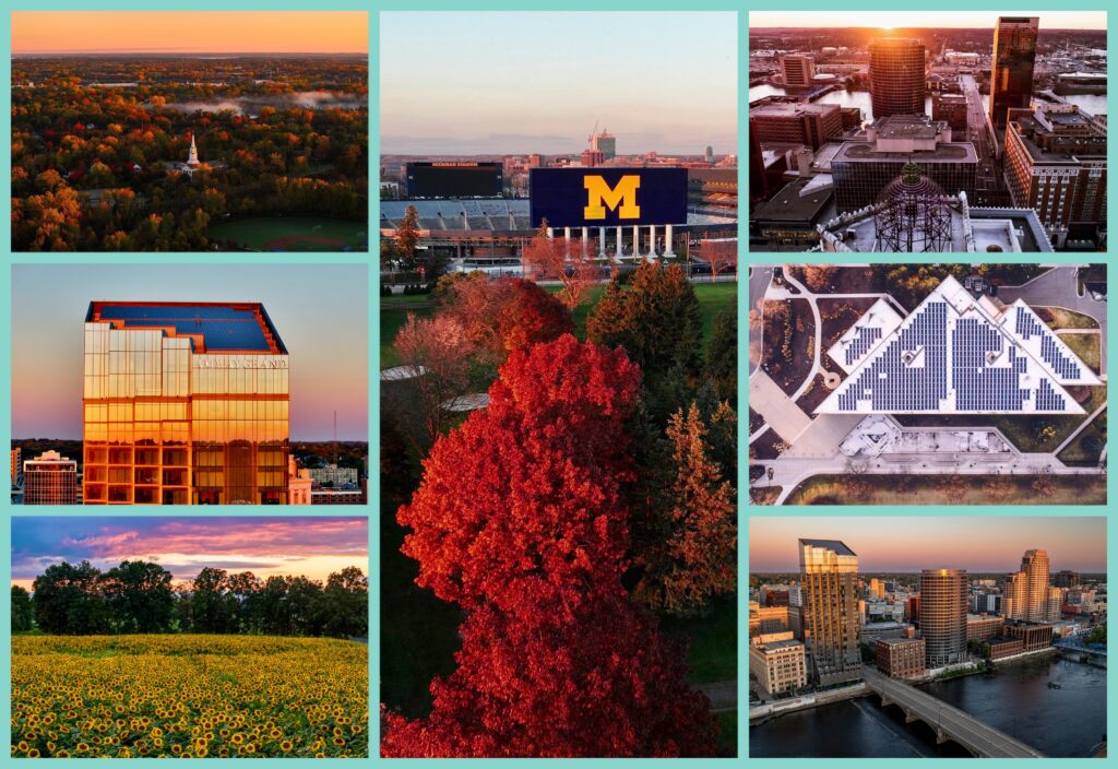 Kara E Murphy Drone Photography in Grand Rapids and Michigan